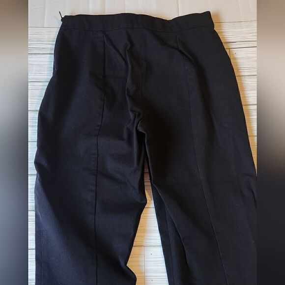 Everlane The Side-Zip Cotton Stretch Black Work Pants Size 6 - Picture 16 of 16